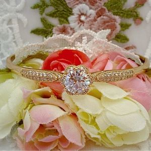 Cubic Zirconia Diamonds Bangle